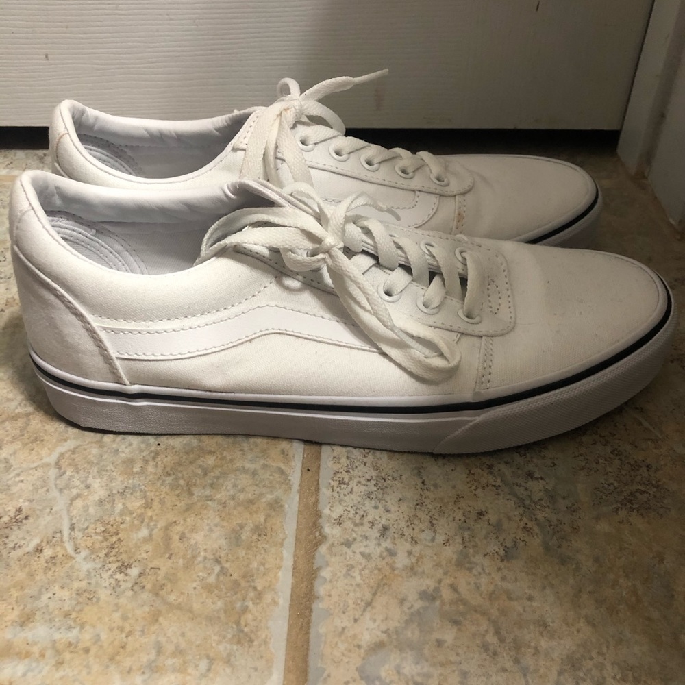 Never Worn White Vans Sneakers